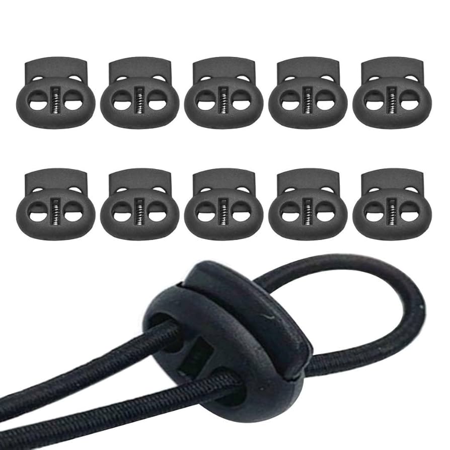 Amazon.co.jp: HappyHome スプリングコードストッパー 2つ穴 5mm